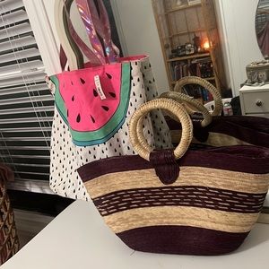 Cute beach bag bundle free if purchasing $45+